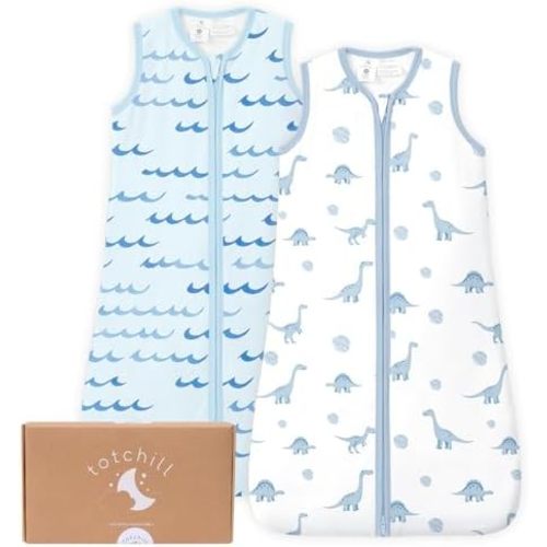 Baby Sleep Sack, 1.0 TOG Cozy Wearable Blanket, Soft Sleeping Bag with Zipper, Toddler Sleep Sack 0-3-6-12-24-3T