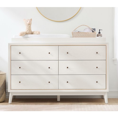 Riley 6-Drawer Dresser & Topper (56w x 20d")