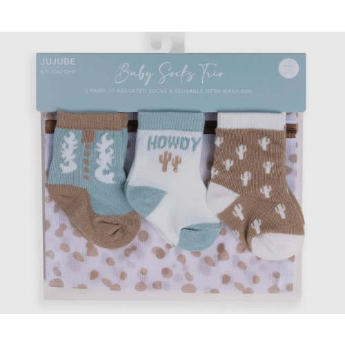 Howdy baby sock set