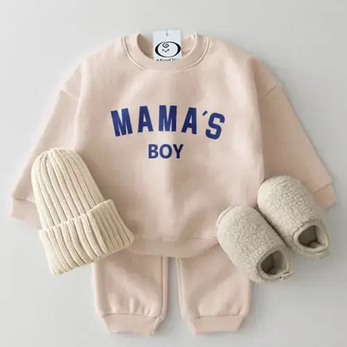 MAMA'S BOY Baby 2-Piece Simple Set