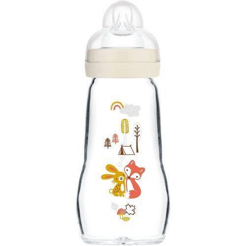 MAM Feel Good Glass Bottle (260 ml, Unisex)