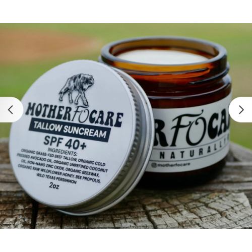 Tallow Suncream – Mother Fo Care