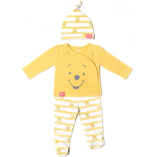 Disney Winnie The Pooh Tigger Baby 3 Piece Snap Jacket Footed Pant Hat Set