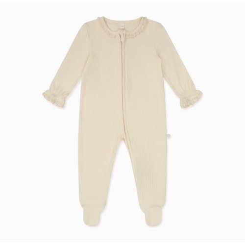 Ribbed Clever Zip Romper | Baby Sleepwear | MORI US