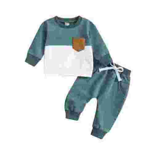 HCNTES Toddler Baby Girl Boy Girl Clothes Long Sleeve Hoodie Zip Sweatshirts Pullover Tops+Casual Pants Set Fall Winter Outfit, 6-12 Months Blue