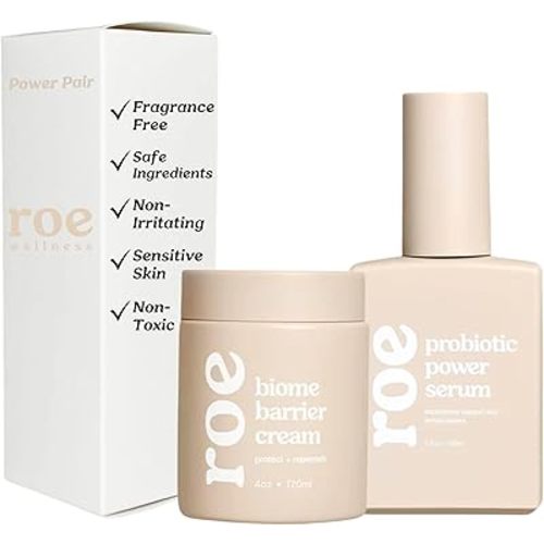 Power Pair Probiotic Baby Power Serum & Biome Barrier Cream | Hydrating, Soothing, Clean Ingredients & Safe For All Skin (Power Pair)