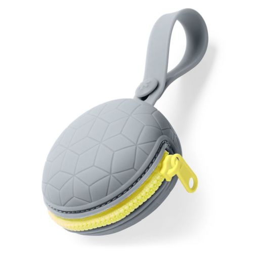 SKIP*HOP® Grab & Go Silicone Pacifier Holder in Grey