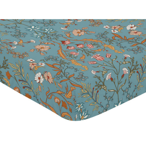 Sweet Jojo Designs Boho Floral Wildflower Fitted Crib Sheet by Sweet Jojo Designs | Wayfair
