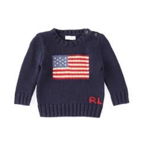 Baby Boy The Iconic Flag Sweater | Ralph Lauren