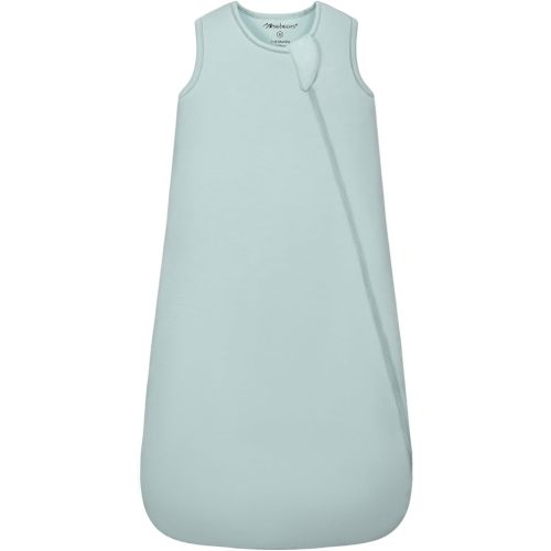 Mosebears Unisex Rayon Made from Bamboo Sleep Sack with 2-Way Zipper,2.5 Tog Baby Winter Sleep Sack (Calm Sage,0-6 Months)