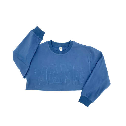 MAMA Drop Shoulder Crew - CAYDEN BLUE *updated fit*