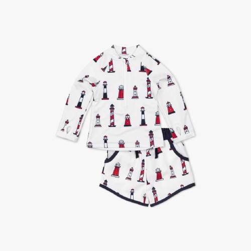Monica + Andy - Rashguard Top Swim Trunks Bundle