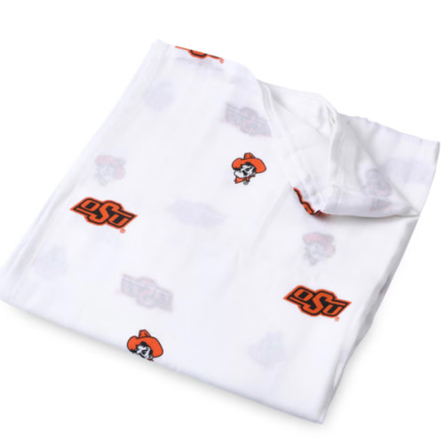 Oklahoma State University Swaddle Blanket – Three Little Anchors