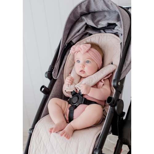 Universal Quilted Pram Liner | Lullaby Pink