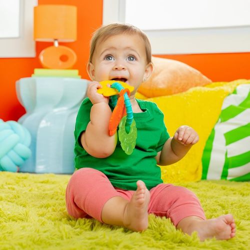 Bright Starts Playful Paradise Portable Compact Automatic Baby Swing with Music, Unisex, Newborn +