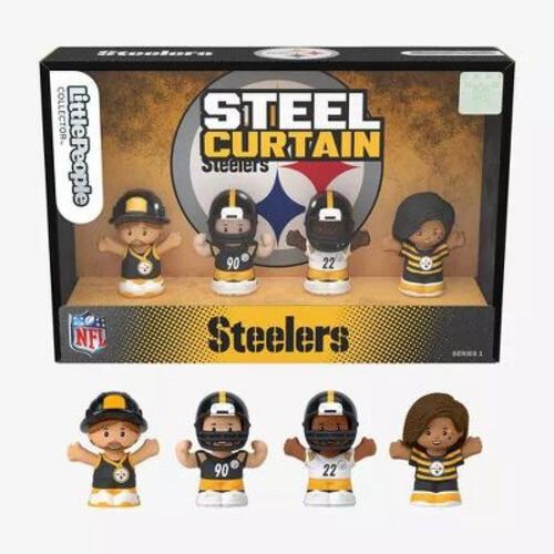 Fisher Price Little People X Nfl Collector Pittsburgh Steelers Figure 4-pack
