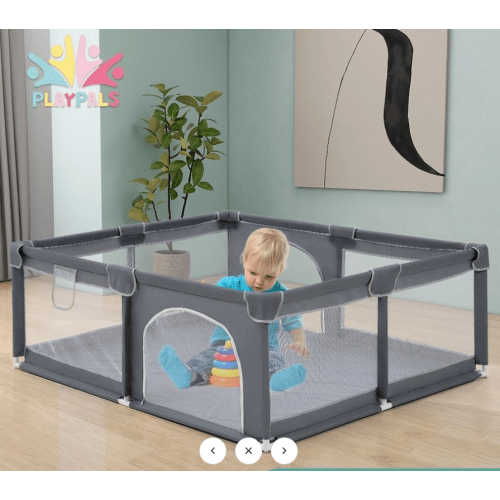 Playpals Baby Playpen Child Safety Gate Kids Playpen Child Play 2 Door 150x180cm
