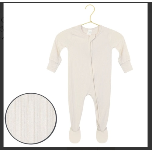 Cove Ribbed Zipper Footies – Lou Lou & Company