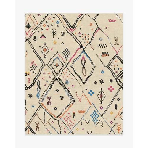 Pamir Ivory Multicolor Tufted Rug | Ruggable