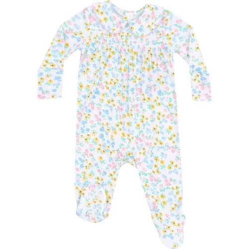 Smocked Peter Pan Footie, Caroline's Calico - Angel Dear | Maisonette