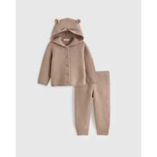 100% Organic Cotton Sweater Set in Oatmeal