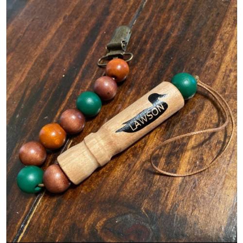 Duck Call Pacifier Clip