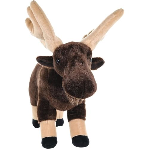 Wild Republic Moose Plush, Stuffed Animal, Plush Toy, Gifts for Kids, Cuddlekins 12"
