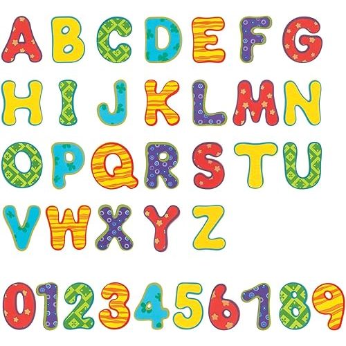 Nuby Floating Bath Tub Alphabet and Number Set, Soft Foam Educational Waterproof Letters and Numbers Toy, 36 Pieces
