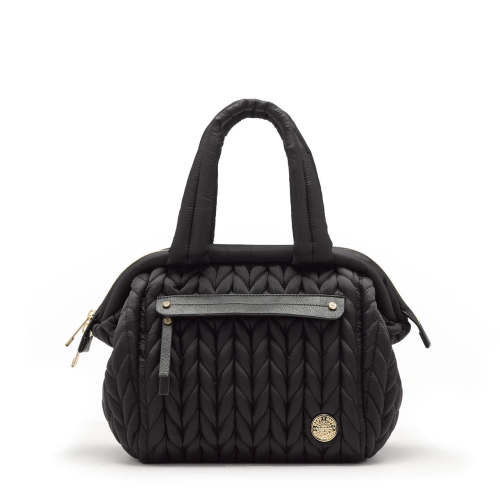 Paige Mini Diaper Bag - Small Black Baby Bag