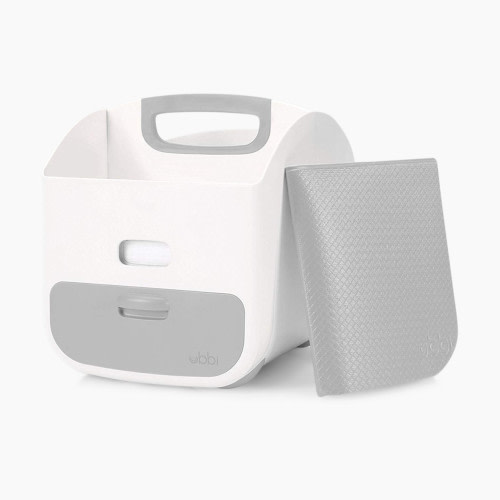 Ubbi Diaper Caddy & Changing Mat - Grey