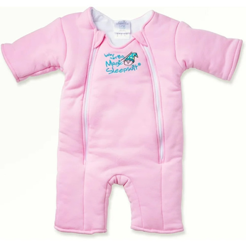 Pink Baby Merlin’s Magic Sleepsuit – Cozy 100% Cotton Baby Sleepwear