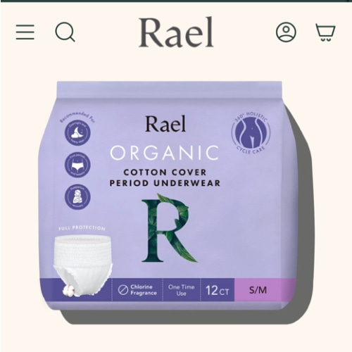 Disposable Period Underwear Made With Organic Cotton