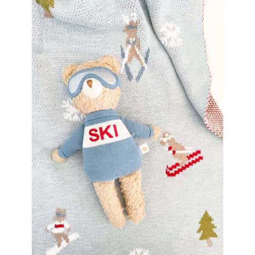 Ski Blanket Bear Plush Toy Gift Set - The Blueberry Hill | Maisonette