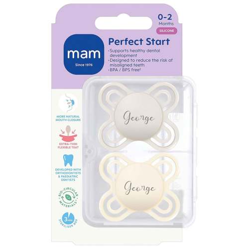 MAM Perfect Start Soother 0-2 Months | Newborn Dummy