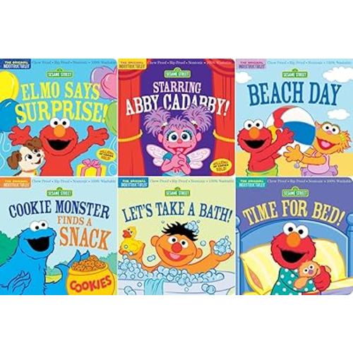 Indestructibles: Sesame Street Series 6 Books Set - Chew Proof · Rip Proof · Nontoxic · 100% Washable (Book for Babies, Newborn Books, Safe to Chew)