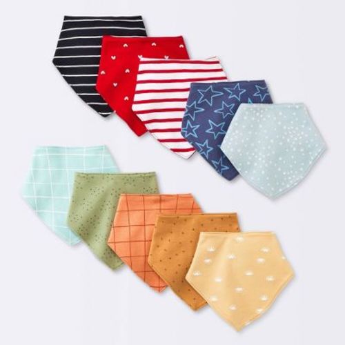 Baby 10pk Bandana Bib - Cloud Island™