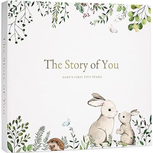 Amazon.com: Keepsake Memory Book for Baby Boy or Girl Timeless First 5 Year Baby Book A Milestone Book to Record Every Event from Birth to Age 5 Gender Neutral Journal Scrapbook Photo Album : Baby