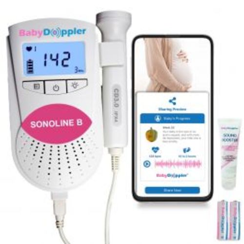 The Official BabyDoppler® Sonoline B Fetal Doppler (Pink)