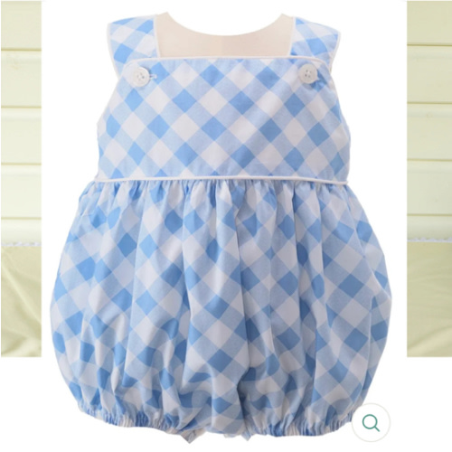 Blue Checkered Bubble – Children's Edit