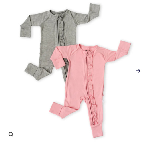 Solid Ruffle Zippy Two-Pack Gift Box - Little Sleepies