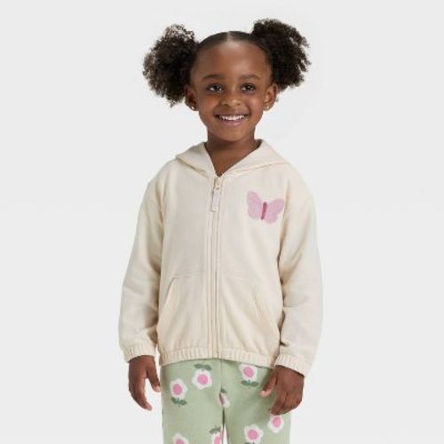 Toddler Girls' Zip-Up French Terry Hoodie - Cat & Jack™