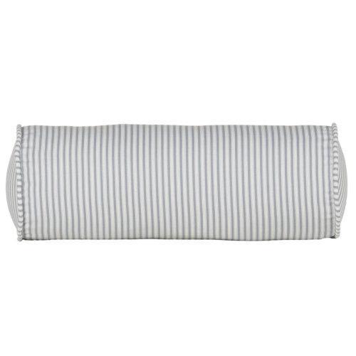 Siscovers Birch Lane Polo Stripe Calypso Piped Bolster Pillow | Birch Lane