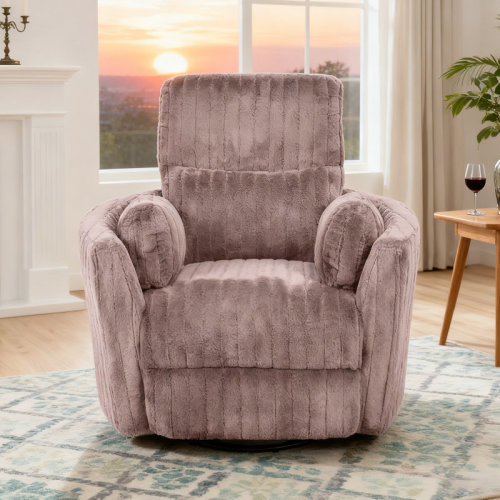 Dakota Fields Modern Power Glider Recliner With Swivel | Wayfair