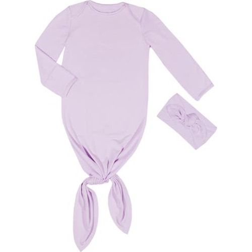 Gown & Head Wrap, 0-3M