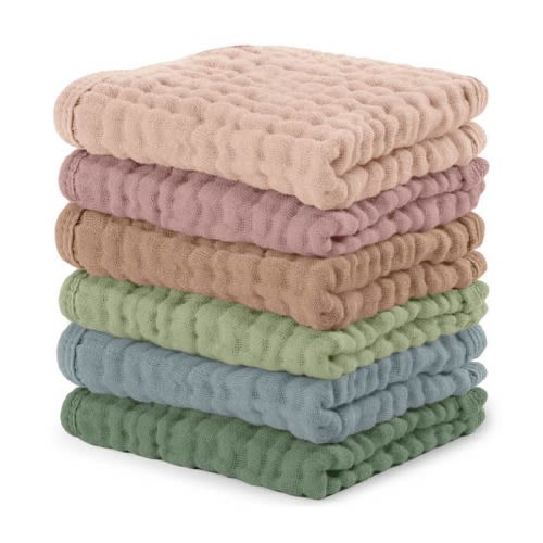 Muslin Washcloths (6 Pack)