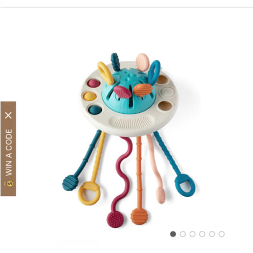 UFO Silicone Pulling Toy