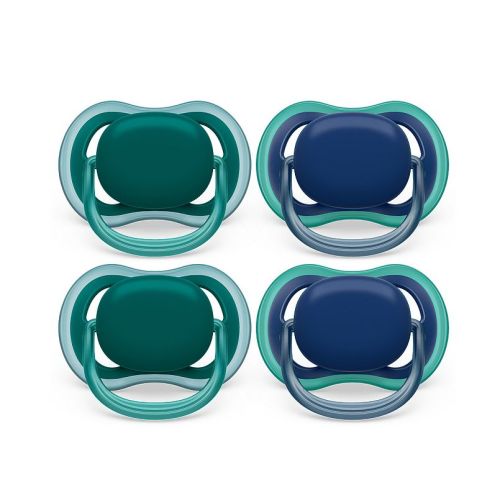 Philips Avent Ultra Air Infant Pacifier 4-Pack with Sterilizer Carry Case
