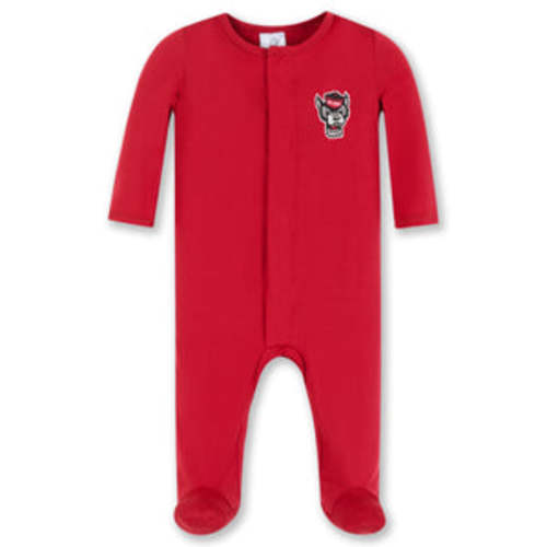 NC State Wolfpack Infant Red Magnetic Closure Wolfhead Footie – Red and White Shop