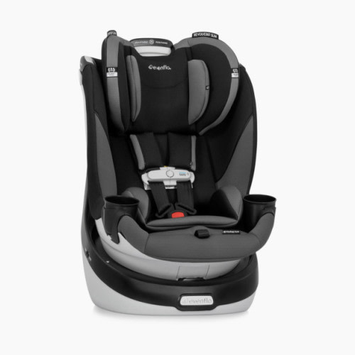Evenflo Gold Revolve360 Slim 2-in-1 Rotational Car Seat with SensorSafe - Obsidian