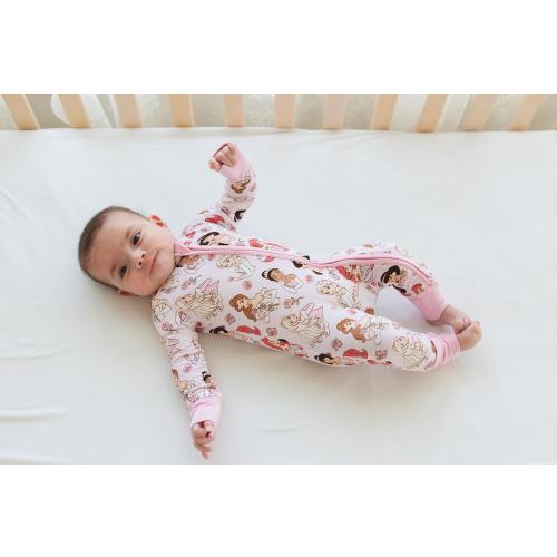 ONCE UPON A DREAM | Princess Toddler Bamboo Pajamas | Disneyland | Disney | Baby Zippy Romper | Tiana | Aurora | Belle | Jasmine  | Frozen